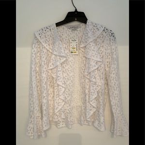NWT White Lace Shirt